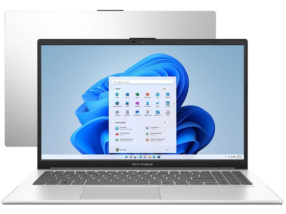 Notebook Asus Vivobook Go 15 Intel Core i3 N305 8GB RAM SSD 256GB Full HD Windows 11 E1504GA-NJ434W - 1