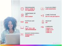 Notebook Asus Vivobook Go 15 Intel Core i3 N305 8GB RAM SSD 256GB Full HD Windows 11 E1504GA-NJ434W - 2