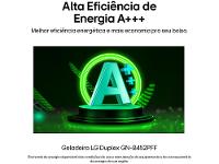 Geladeira/Refrigerador LG Frost Free Inox Duplex 461L GN-B452PFF - 2