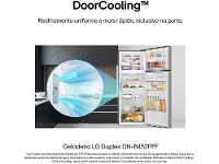 Geladeira/Refrigerador LG Frost Free Inox Duplex 461L GN-B452PFF - 5