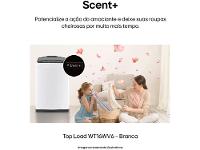 Lavadora de Roupas LG Inverter 16kg Cesto Inox Água Fria Branca WT16WV6A - 9