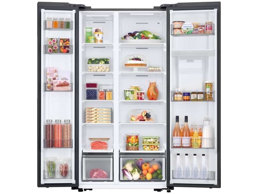 Geladeira/Refrigerador Samsung Smart Frost Free Side by Side Inox Look 560L RS57DG4100 - 11