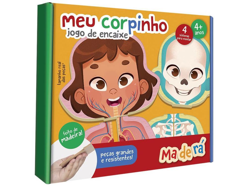 Jogo Encaixe Madera Meu Corpinho Toyster - 1