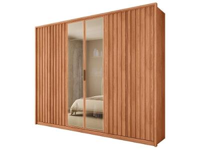 Guarda-roupa Casal 4 Gavetas 6 Portas Caemmun Centurium