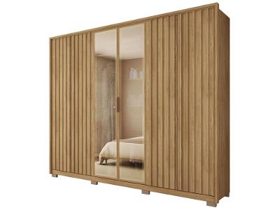 Guarda-roupa Casal 4 Gavetas 6 Portas Caemmun Centurium