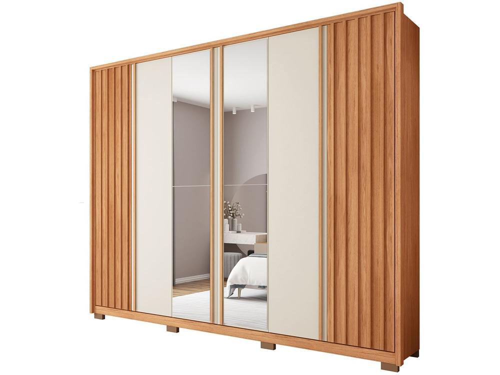 Guarda-roupa Casal 4 Gavetas 6 Portas Caemmun Apollo - 1