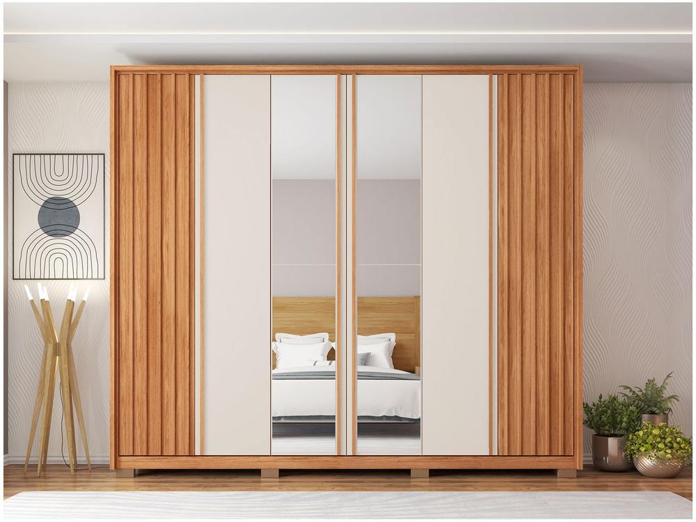 Guarda-roupa Casal 4 Gavetas 6 Portas Caemmun Apollo - 5