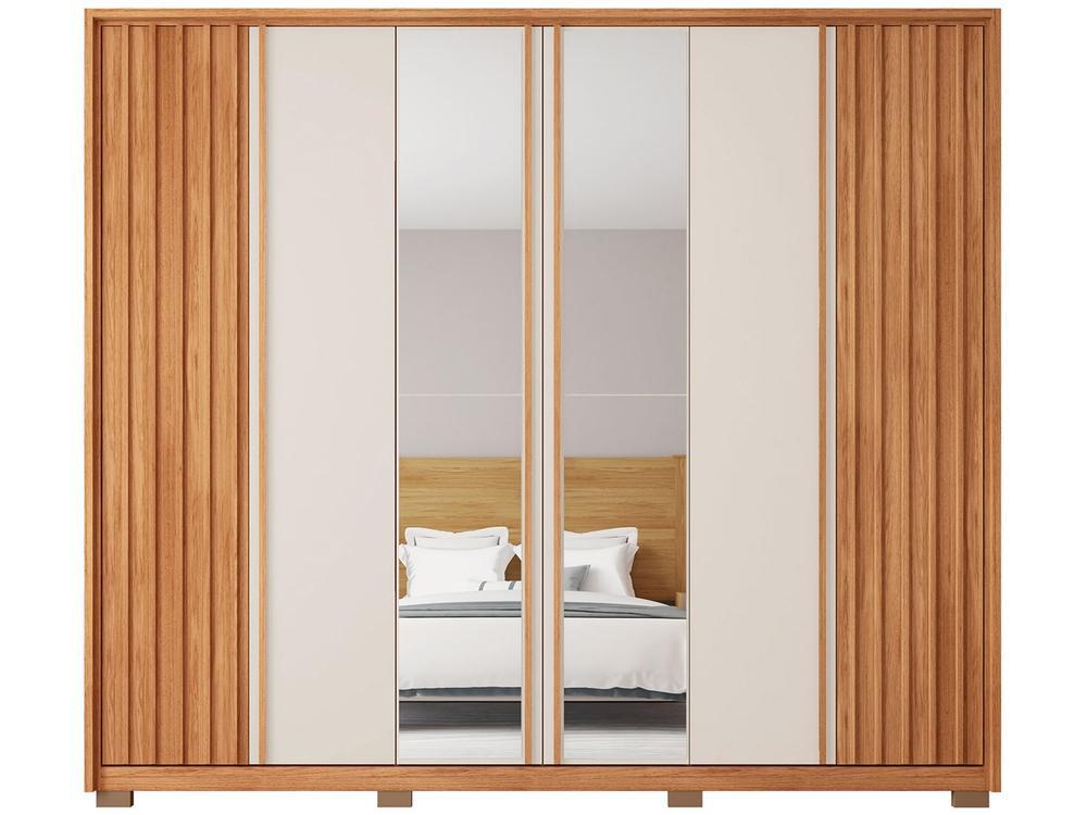 Guarda-roupa Casal 4 Gavetas 6 Portas Caemmun Apollo - 7