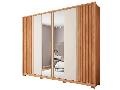 Guarda-roupa Casal 4 Gavetas 6 Portas Caemmun Apollo