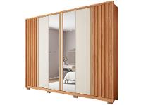 Guarda-roupa Casal 4 Gavetas 6 Portas Caemmun Apollo - 1