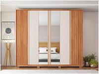 Guarda-roupa Casal 4 Gavetas 6 Portas Caemmun Apollo - 5