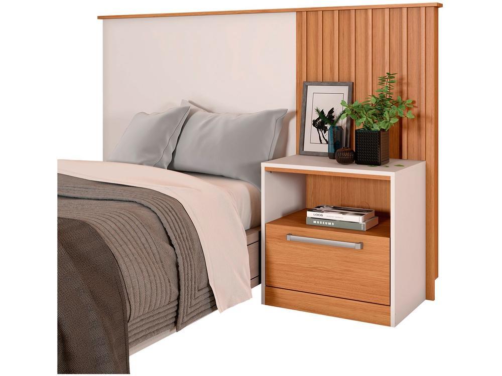 Cabeceira Solteiro Caemmun Lucila Freijo e Off White - 5