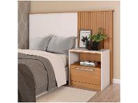 Cabeceira Solteiro Caemmun Lucila Freijo e Off White