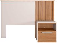 Cabeceira Solteiro Caemmun Lucila Freijo e Off White - 6