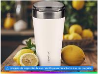 Copo Térmico Parede Dupla com Tampa Tramontina Exata 61646515 Branco 550ml - 2