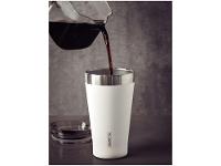 Copo Térmico Parede Dupla com Tampa Tramontina Exata 61646515 Branco 550ml