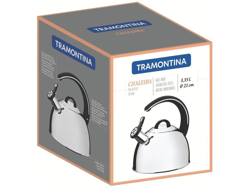 Chaleira Tramontina Inox Fundo Triplo 3,3L 61488213 - 5