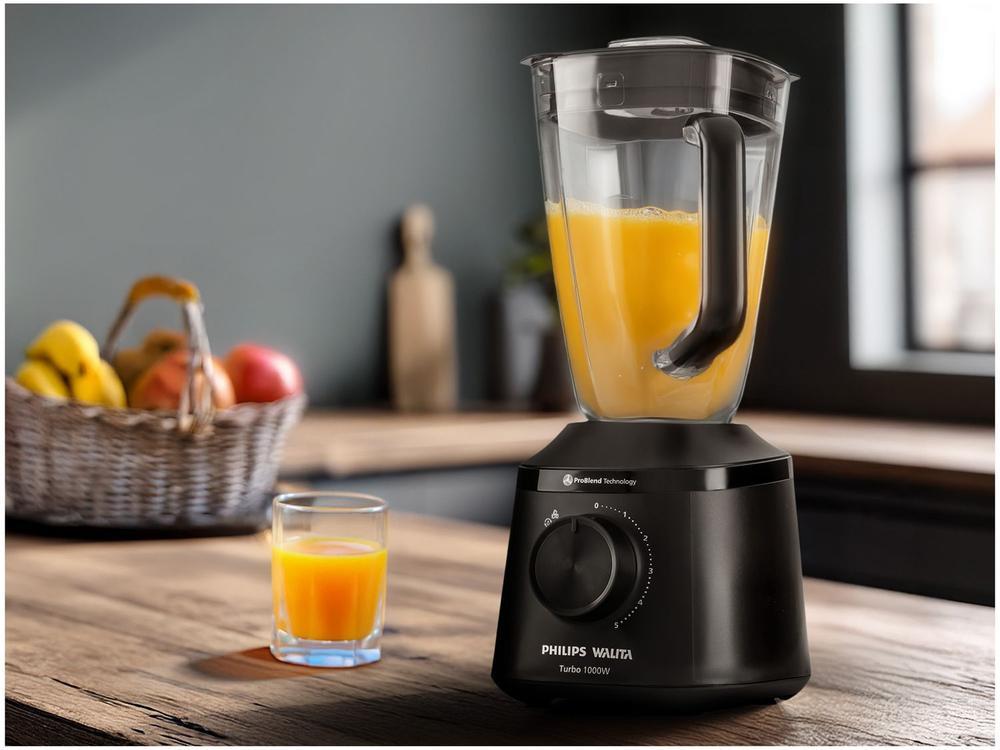 Liquidificador Philips Walita Series 3000 HR2270 5 Velocidades + Pulsar 1000W Preto - 2