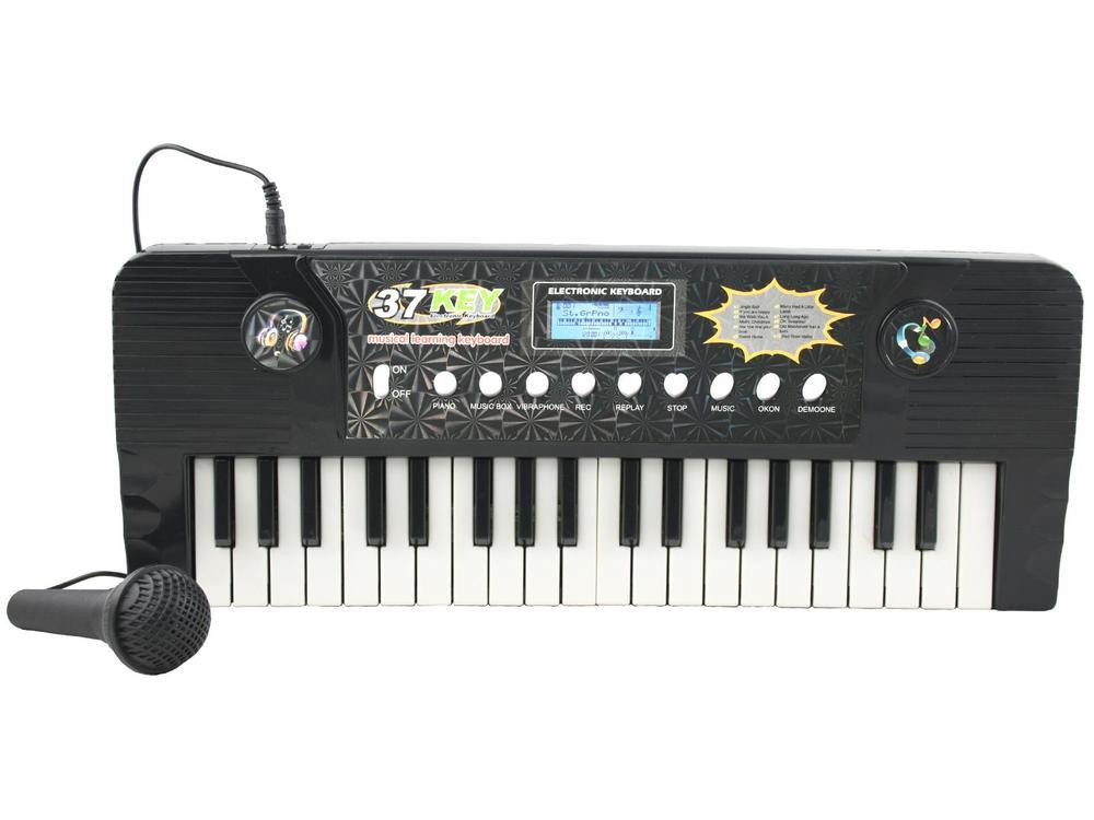Teclado de Brinquedo Mini Piano com Microfone - 3