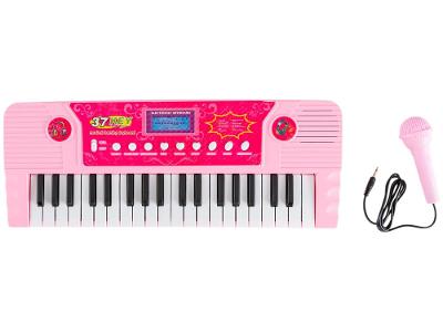 Teclado de Brinquedo Mini Piano com Microfone