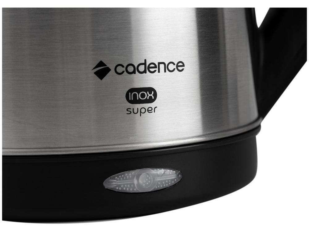 Chaleira Elétrica Cadence CEL821 Inox e Preto 1,8L - 8