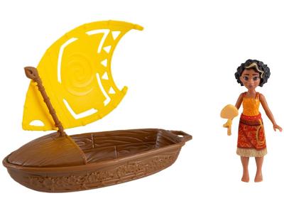 Moana 2 Boneca Canoa com Mini Boneca Surpresa e Acessórios