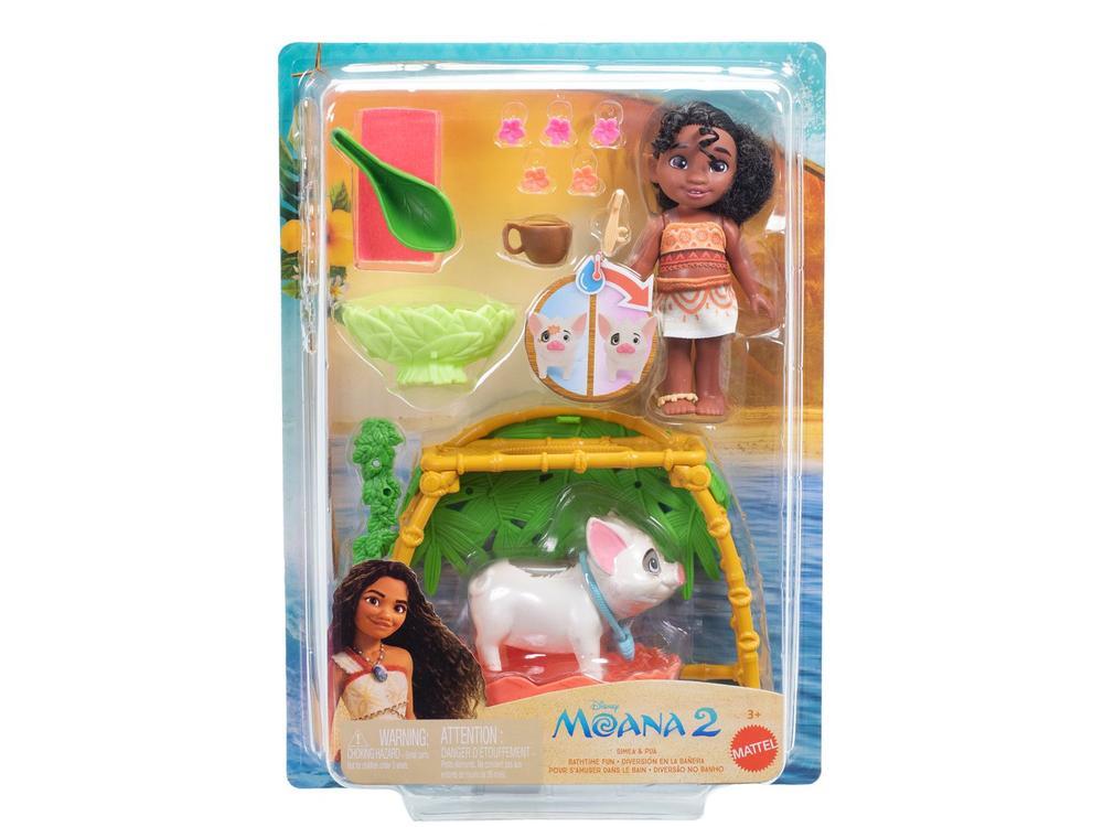 Playset Moana 2 Simea e Pua na Hora do Banho - 9