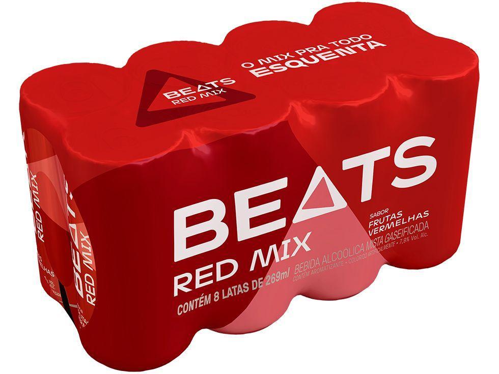 Beats Red Mix Frutas Vermelhas Lata 269ml 8 Unidades - 7