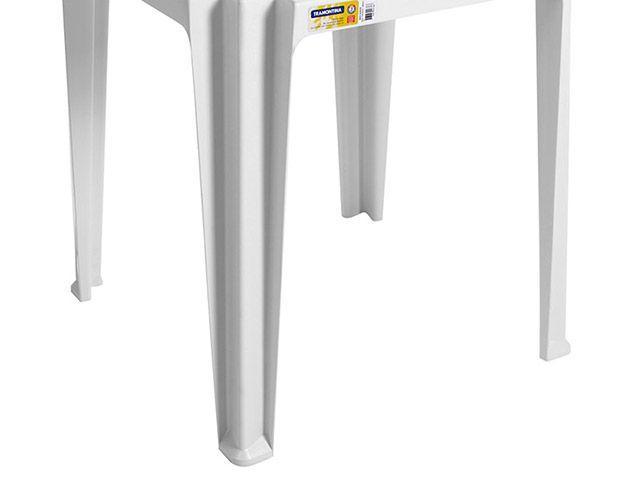 Mesa Quadrada Polipropileno Tramontina Tambaú 92314010 Branco - 6