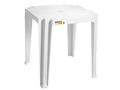 Mesa Quadrada Polipropileno Tramontina Tambaú 92314010 Branco
