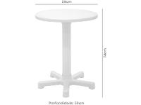 Mesa para Área Externa de Apoio Polipropileno - 6