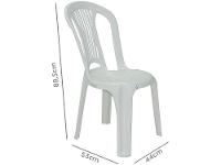 Cadeira Polipropileno Tramontina Basic Atlânti - 8