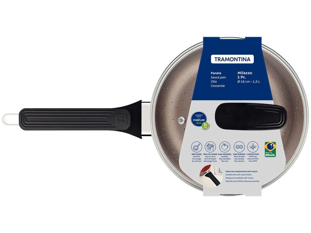 Panela Tramontina Antiaderente de Alumínio Amêndoa 16cm 1,5L Milazzo - 7