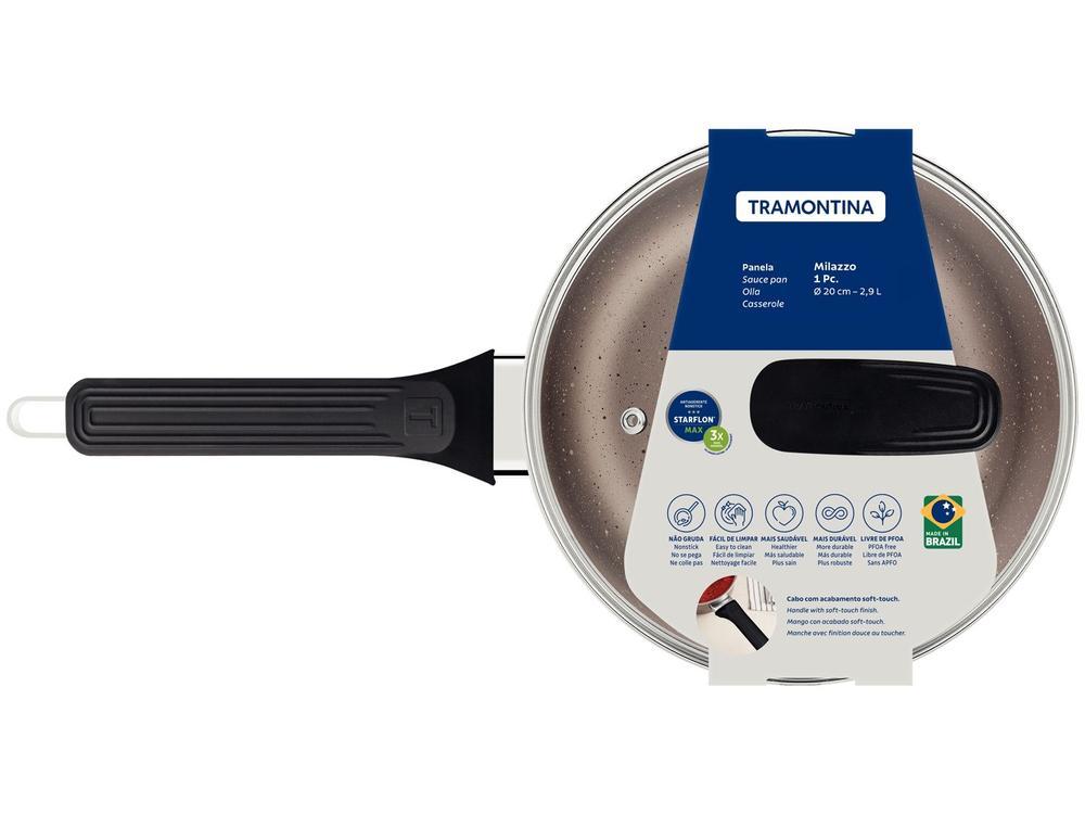 Panela Tramontina Antiaderente de Alumínio Amêndoa 20cm 2,9L Milazzo - 7