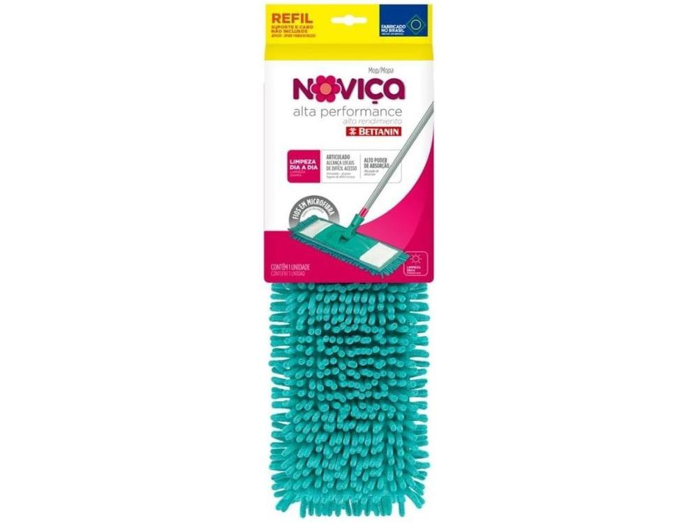Refil Mop Esfregão de Microfibra Original Bettanin Noviça Alta Performance - 1