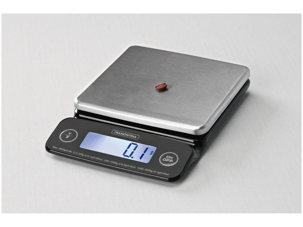 Balança de Cozinha Digital Tramontina  3kg Inox Adatto 61101050 - 3