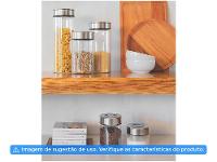 Pote de Vidro Hermético Tramontina com Tampa Redondo 1,8L Purezza - 7