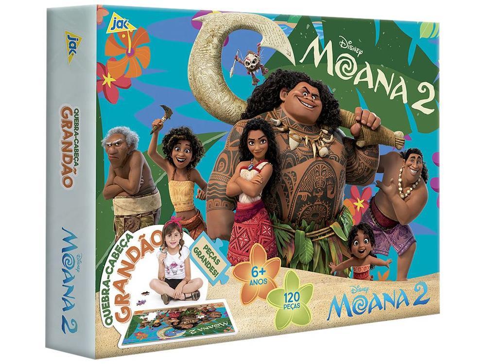 Quebra-cabeça 120 Peças Disney Moana 2 Jak Toyster - 1