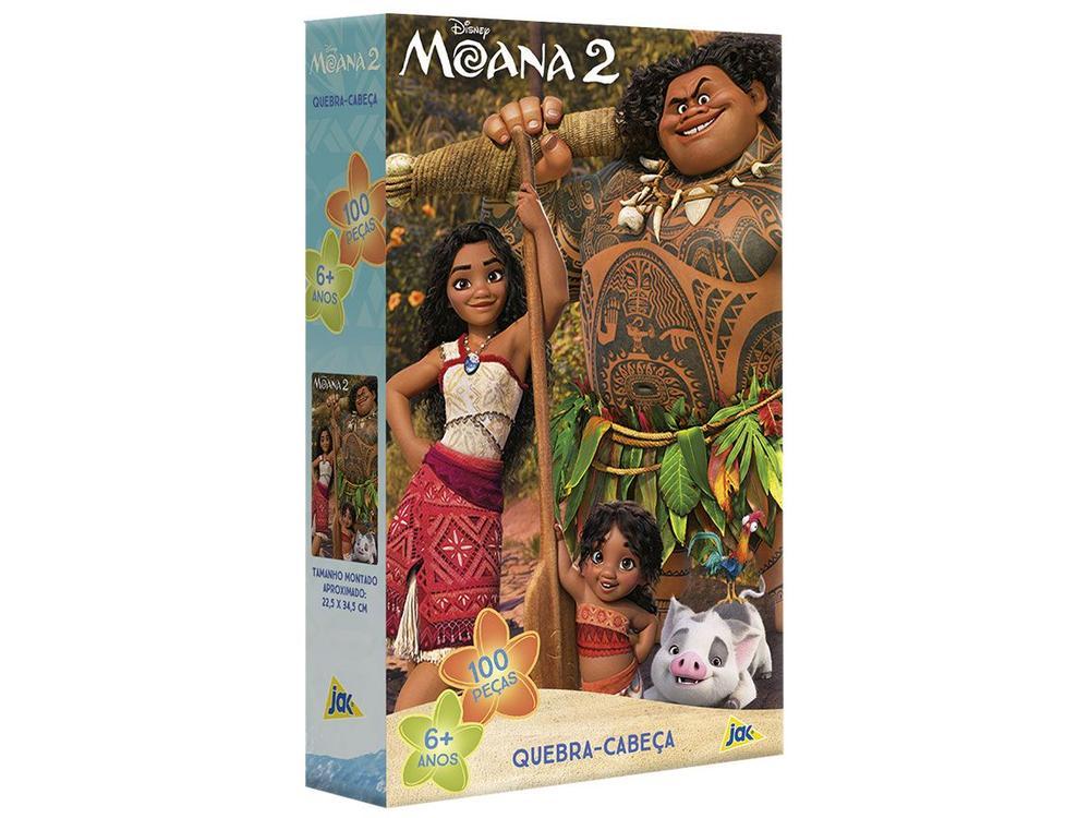 Quebra-cabeça 100 Peças Disney Moana 2 Jak Toyster - 1
