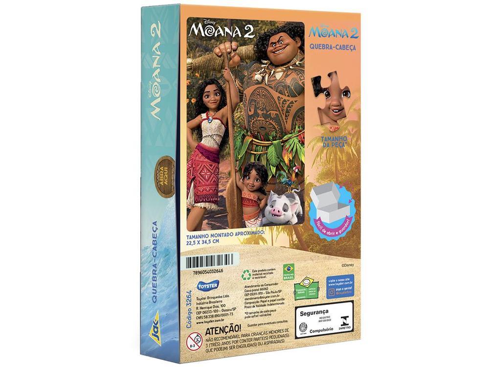 Quebra-cabeça 100 Peças Disney Moana 2 Jak Toyster - 3