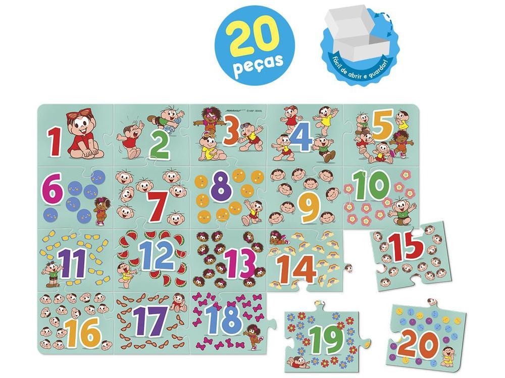 Quebra-cabeça 20 Peças Turma da Mônica - 2