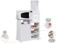 Armário com Fruteira 2 Cestos Móveis São Carlos Pantanal - 2