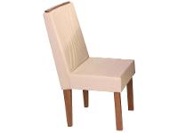 Mesa de Jantar 6 Cadeiras Retangular Naturalle e Off-White Tampo de Vidro Laís Móveis São Carlos - 6