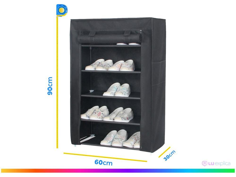 Sapateira Organizador Multiuso Dobrável 5 Prateleiras SAP-003 Otello - 3