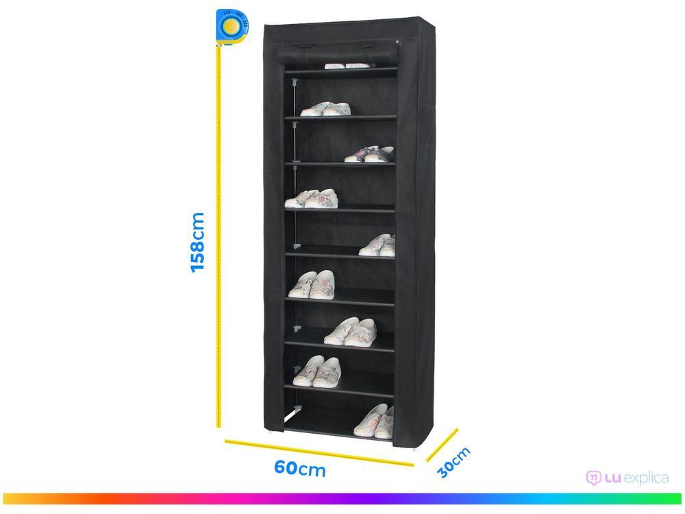 Sapateira Organizador Multiuso Dobrável 9 Prateleiras SAP-002 Otello - 16