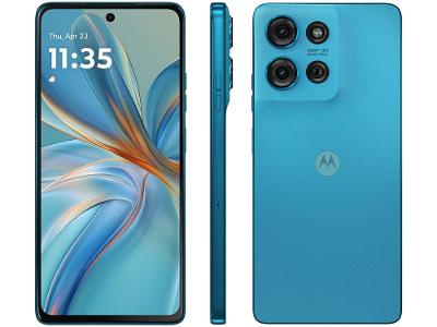 Smartphone Motorola Moto G75 256GB Azul 5G 8GB RAM 6,8" Câm. Dupla Selfie 16MP