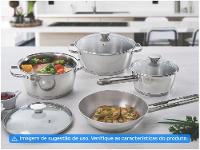 Frigideira Tramontina Inox Fundo Triplo Allegra 62666241 24cm - 6