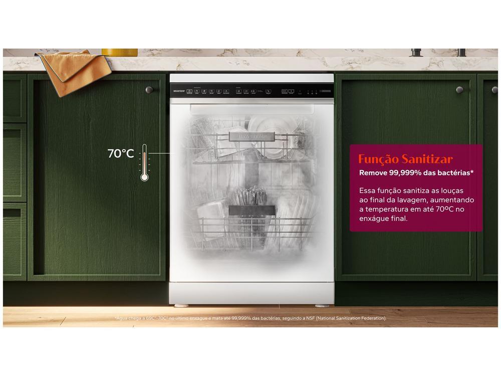 Lava-louças Brastemp de Embutir 15 Serviços BLF61AB Branca - 2