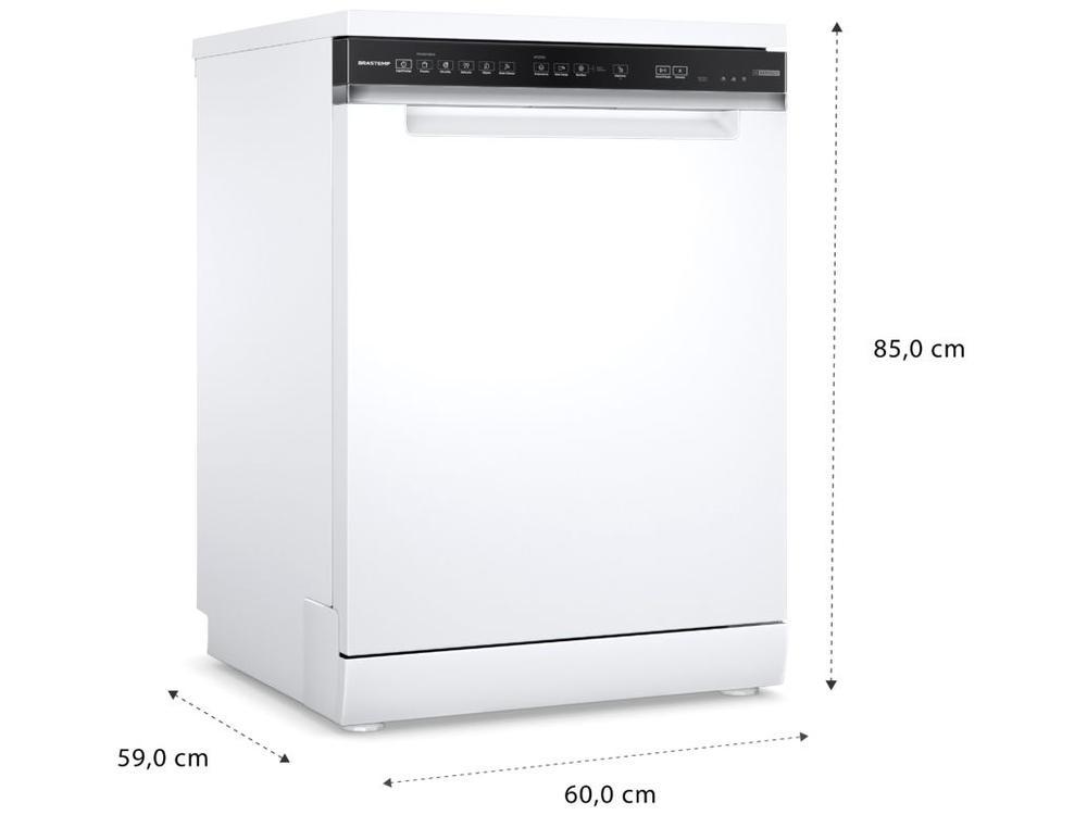 Lava-louças Brastemp de Embutir 15 Serviços BLF61AB Branca - 9