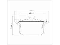 Caçarola Tramontina de Alumínio 20cm 2,9L Azul MediterrâneoTunis - 3